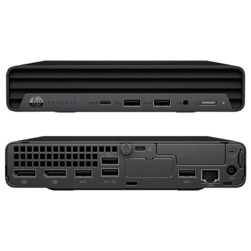 HP ProDesk 600 G6 Mini PC /i3-10100T/8GB/256GB SSD/FreeDOS/fekete asztali számítógép