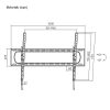 Stansson WM-60120-10 60"-120" dönthető fali konzol