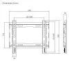 Stansson WM-2343 23"-43" fix fali TV konzol