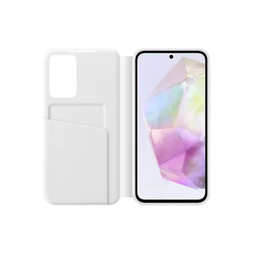 Samsung EF-ZA356CWEGWW Galaxy A35 5G (SM-A356) fehér oldalra nyíló tok