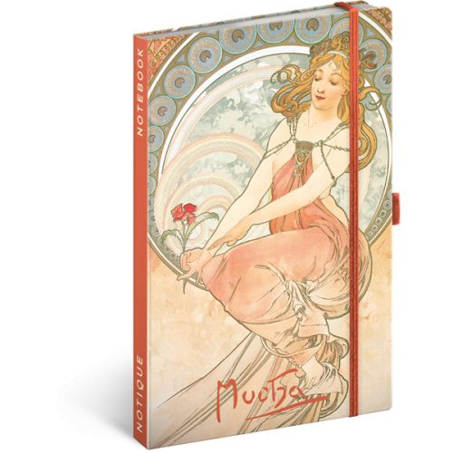 Realsystem Alphonse Mucha 5416 keményfedeles vonalas notesz