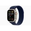 Apple Watch Ultra2 v2 Cellular (49mm) natúr titán tok, kék terep pánt (M/L) okosóra