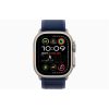 Apple Watch Ultra2 v2 Cellular (49mm) natúr titán tok, kék terep pánt (M/L) okosóra