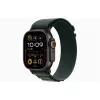Apple Watch Ultra2 v2 Cellular (49mm) fekete titán tok, sötétzöld alpesi pánt (M) okosóra