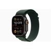 Apple Watch Ultra2 v2 Cellular (49mm) fekete titán tok, sötétzöld alpesi pánt (L) okosóra