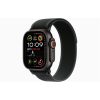 Apple Watch Ultra2 v2 Cellular (49mm) fekete titán tok, fekete terep pánt (S/M) okosóra