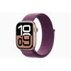 Apple Watch S10 GPS (42mm) rozéarany alumínium tok, szilva sportszíj okosóra