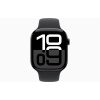 Apple Watch S10 GPS (46mm) kozmoszfekete alumínium tok, fekete sportszíj (S/M) okosóra