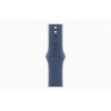 Apple Watch S10 Cellular (42mm) ezüst alumínium tok, denim sportszíj (M/L) okosóra