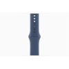 Apple Watch S10 Cellular (46mm) ezüst alumínium tok, denim sportszíj (S/M) okosóra