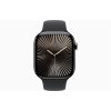 Apple Watch S10 Cellular (46mm) palaszürke titán tok, fekete sportszíj (M/L) okosóra