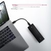 Axagon EEM2-UB2 USB-C 3.2 Gen 2 M.2 NVMe fekete csavar nélküli külső SSD ház