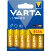 VARTA 4106101736 Longlife AA ceruzaelem 6db/bliszter
