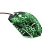 Trust GXT 105X Izza vezetékes fekete gamer egér