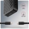 Axagon EEM2-20G USB-C 20Gbps - M.2 NVMe külső SSD ház