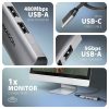 Axagon HMC-H3A USB-C 5Gbps STARTER 4in1 hub