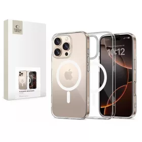   Tech-Protect TP371839 Apple iPhone 16 Pro FlexAir MagSafe átlátszó szilikon tok