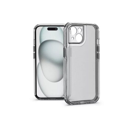 Haffner HF322624 Apple iPhone 15 Matrix Clear kameravédős átlátszó szilikon tok