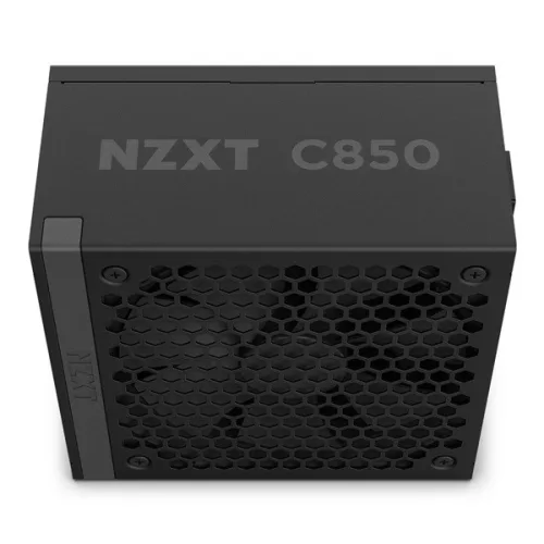 NZXT ATX 3.1 850W 80+ Gold ventillátorral moduláris fekete tápegység