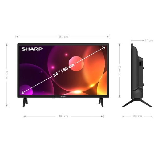 Sharp 24" 24FA2E HD Ready LED TV