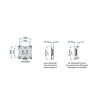 Meliconi Slimstyle Plus 100S DW 14"-25" fix fali TV konzol