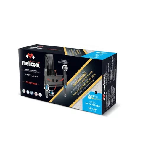 Meliconi Slimstyle Plus 200ST FB DW 14"-45" karos fali TV konzol