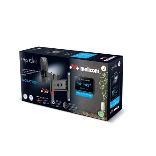 Meliconi Slimstyle Plus 200SR FB 14"-45" karos fali TV konzol