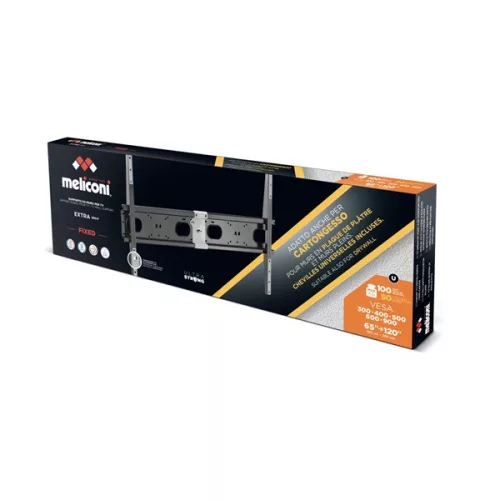 Meliconi EXTRA 900F DW 65"-120" fix erősített fali TV konzol