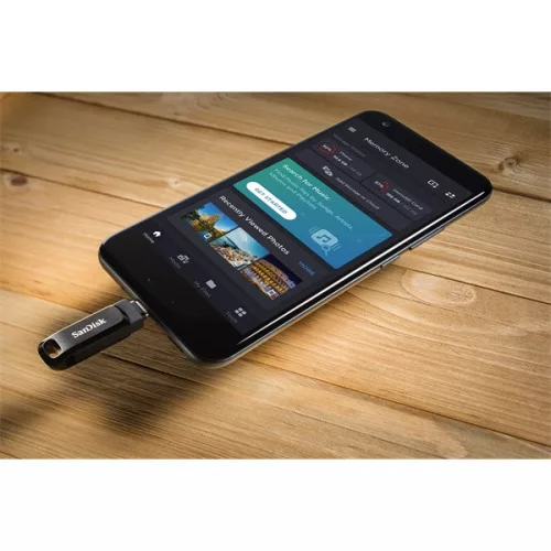 Sandisk 000183599 256GB USB 3.1 fekete Flash Drive