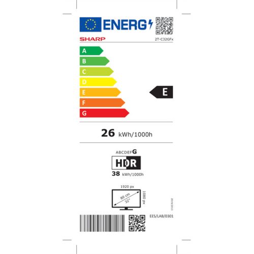 Sharp 32" 32GF3265E Full HD Google Smart QLED TV
