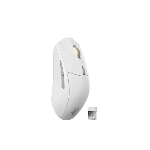 SteelSeries Rival 3 Gen 2 vezeték nélküli fehér gamer egér