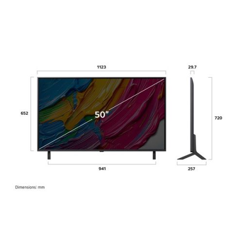 LG 50" 50QNED80A3A 4K UHD AI Smart QNED TV