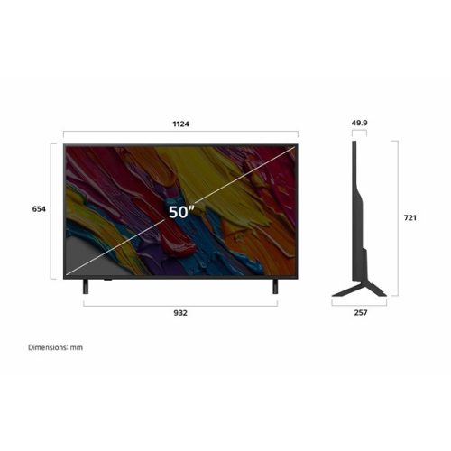 LG 50" 50QNED84A3C 4K UHD AI Smart QNED TV