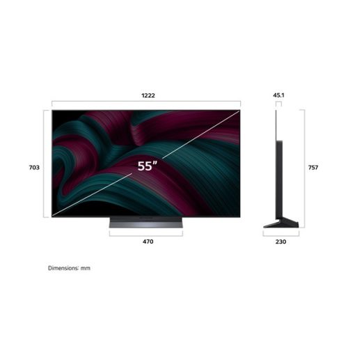 LG 55" OLED55C51LA 4K UHD AI Smart Gamer OLED evo TV