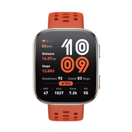 Amazfit BIP 6 piros okosóra