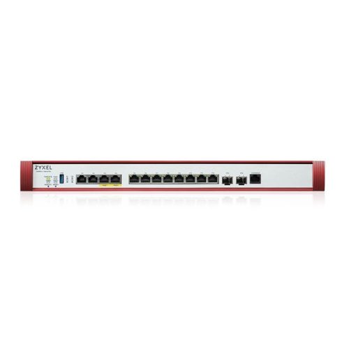 ZyXEL USGFLEX700H 2x2.5GbE Multi-Gig 2x10GbE PoE+ 8xGbE LAN/DMZ 2xSFP+ 1xUSB port Tűzfal + 1 év Entry Defense Pack