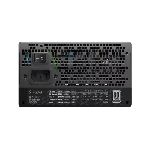 Fractal Design Ion+ 2 550W (560W) 80+ Platinum ventillátorral moduláris dobozos tápegység