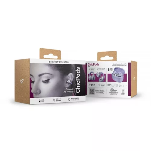 Energy Sistem EN 459650 ChicPods True Wireless Bluetooth lila fülhallgató