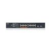ZyXEL XMG1915-18EP 8x2.5GbE Multi-Gig LAN+8x2.5GbE Multi-Gig PoE++ LAN (180W) 2x10G SFP+ Smart menedzselhető PoE switch