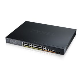   ZyXEL XMG1930-30HP 24x2.5GbE Multi-Gig PoE+ LAN (700W) 4x10GbE RJ45 2xSFP+ port L2 Smart menedzselhető PoE switch