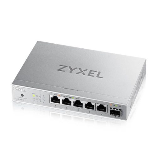 ZyXEL XMG-105 5x2.5GbE Multi-Gig LAN 1x10G SFP+ nem menedzselhető switch