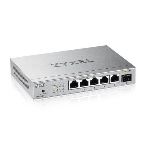 ZyXEL XMG-105 5x2.5GbE Multi-Gig LAN 1x10G SFP+ nem menedzselhető switch