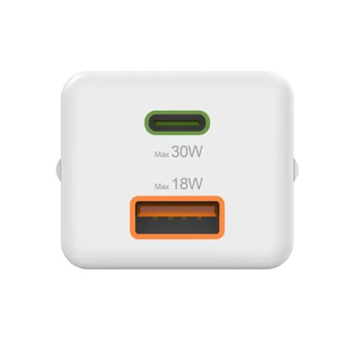 Hama 00201992 MINI 30W PD QC USB/USB-C fehér hálózati töltő