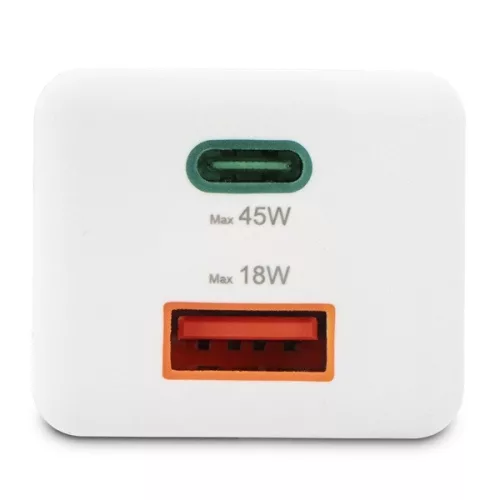 Hama 00201993 45W GAN PD QC USB/USB-C fehér hálózati töltő