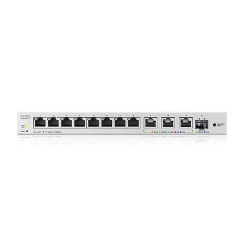 ZyXEL XGS1250-12 v2 8xGbE LAN 3x10GbE Multi-Gig LAN 1x SFP+ port web menedzselhető switch