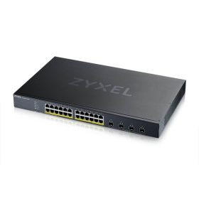   ZyXEL XGS1935-28HP 24xGbE PoE LAN (375W) 4xSFP+ port Lite-L3 smart menedzselhető PoE switch