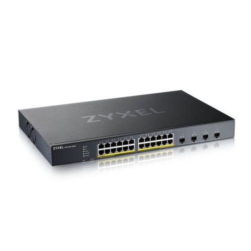 ZyXEL XGS1935-28HP 24xGbE PoE LAN (375W) 4xSFP+ port Lite-L3 smart menedzselhető PoE switch