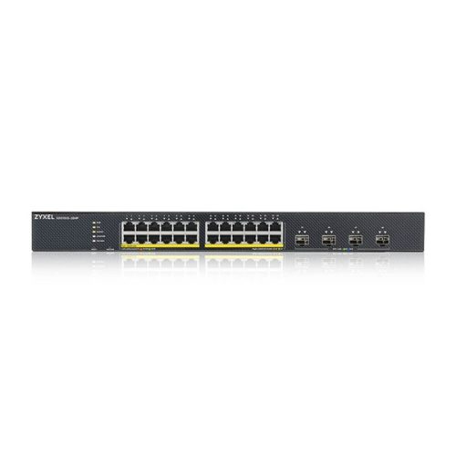 ZyXEL XGS1935-28HP 24xGbE PoE LAN (375W) 4xSFP+ port Lite-L3 smart menedzselhető PoE switch