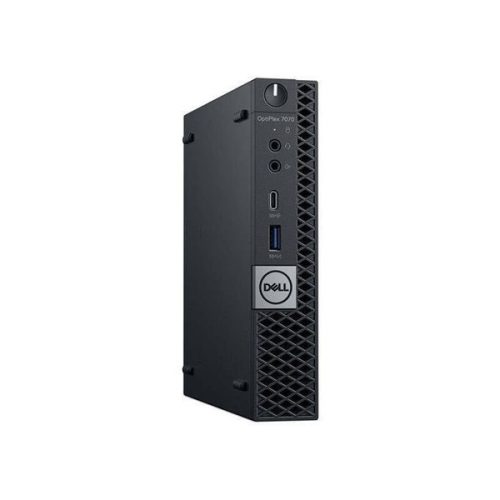 Dell OptiPlex 7070 micro/i5-9500T/16GB/256GB SSD/Win Pro COA/fekete asztali számítógép