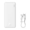 Baseus Airpow 10000 mAh, 20W, fehér power bank